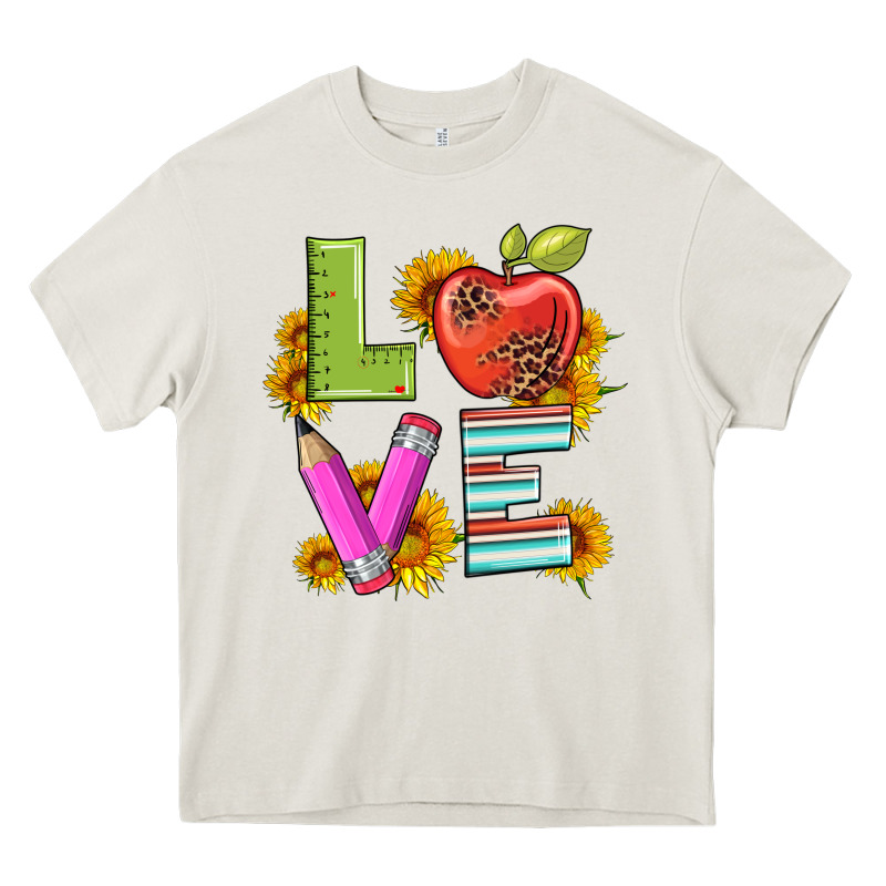 Love With Pen And  Serape Leopard Heavy Core Tee by Artiststas | Teevron