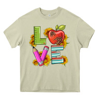 Mossy love with pen and  serape leopard Heavy Core Tee - Artiststas