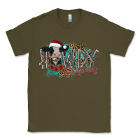 Army Green howdy christmas Classic Tee - CowhideDigitalArt