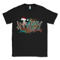 Black howdy christmas Classic Tee - CowhideDigitalArt