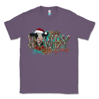 Lavender howdy christmas Classic Tee - CowhideDigitalArt