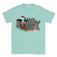 Seafoam howdy christmas Classic Tee - CowhideDigitalArt