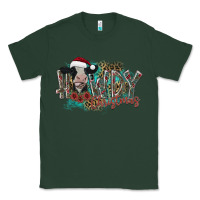 Sports Green howdy christmas Classic Tee - CowhideDigitalArt