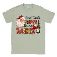 Matcha dear santa just bring wine Classic Tee - MaliasSmallBusiness