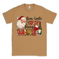 Toasted Coconut dear santa just bring wine Classic Tee - MaliasSmallBusiness
