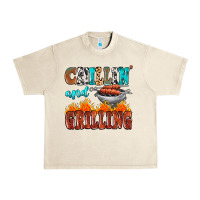 Sandshell chillin and grilling Urban Heavy Tee - MaliasSmallBusiness