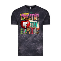 Cloud Black educator of tiny humans Vintage Tee - NancyCooperArtShop