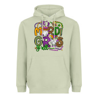 Matcha it's mardi gras y'all gnomes Heavyweight Hoodie - OliviaCreatesArt