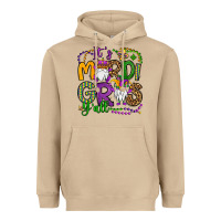 Mushroom it's mardi gras y'all gnomes Heavyweight Hoodie - OliviaCreatesArt