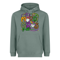 Sage it's mardi gras y'all gnomes Heavyweight Hoodie - OliviaCreatesArt