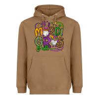 It's Mardi Gras Y'all Gnomes Heavyweight Hoodie | Teevron