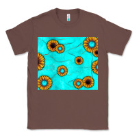 Chestnut turquoise gemstone sunflower Classic Tee - JahusDesignShop