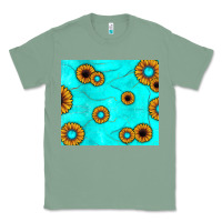 Sage turquoise gemstone sunflower Classic Tee - JahusDesignShop