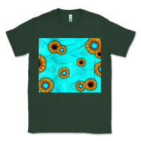 Sports Green turquoise gemstone sunflower Classic Tee - JahusDesignShop
