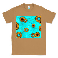 Toasted Coconut turquoise gemstone sunflower Classic Tee - JahusDesignShop