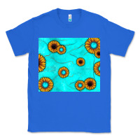 True Royal turquoise gemstone sunflower Classic Tee - JahusDesignShop