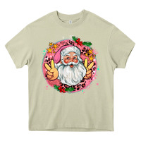 Mossy merry christmas peace santa Heavy Core Tee - AdoDesignShop