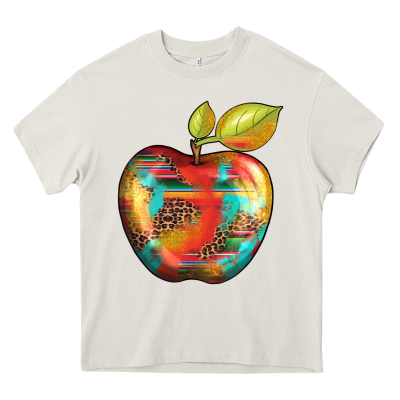 Leopard Turquoise Glitter Serape Heavy Core Tee by Artiststas | Teevron