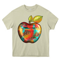 Mossy leopard turquoise glitter serape Heavy Core Tee - Artiststas