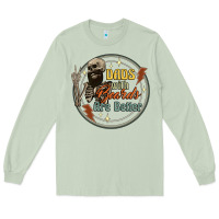Matcha dads with beards are better Long Sleeve Tee - Artiststas