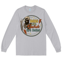 Moon Dust dads with beards are better Long Sleeve Tee - Artiststas