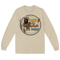 Dads With Beards Are Better Long Sleeve Tee | Teevron