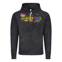 Vintage Black louisiana mardi gras Vintage Hoodie - MaliasSmallBusiness