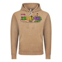 Vintage Coffee louisiana mardi gras Vintage Hoodie - MaliasSmallBusiness