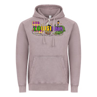 Vintage Zinc louisiana mardi gras Vintage Hoodie - MaliasSmallBusiness