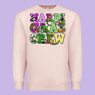 Mardi Gras Crew Olivia Premium Sweatshirt Designed By Oliviacreatesart
