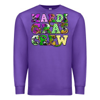 Purple mardi gras crew olivia Premium Sweatshirt - OliviaCreatesArt
