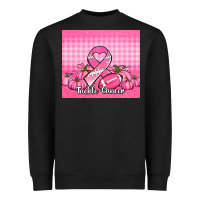 Black tackle cancer pumpkins football and ribbon Heavyweight Sweatshirt - Jasminsmagicworld