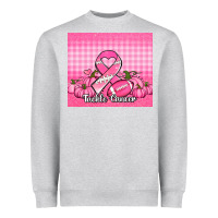 Heather Grey tackle cancer pumpkins football and ribbon Heavyweight Sweatshirt - Jasminsmagicworld
