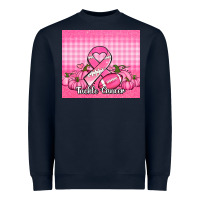 Navy tackle cancer pumpkins football and ribbon Heavyweight Sweatshirt - Jasminsmagicworld