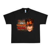Black one thankful mama Urban Heavy Tee - MaliasSmallBusiness