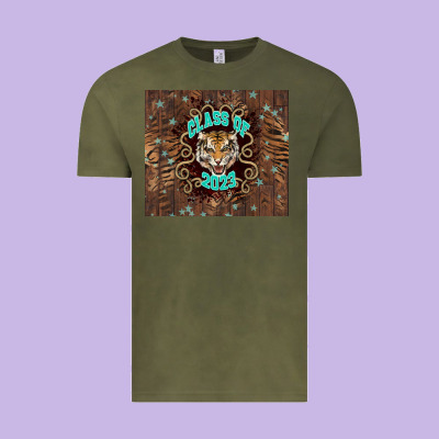 Class Of 2023 Tiger Vintage Tee Designed By Nancycooperartshop
