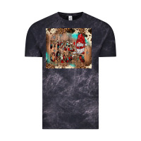 Cloud Black merry christmas gnome Vintage Tee - JahusDesignShop