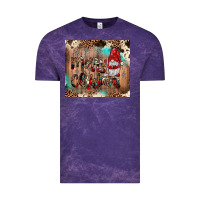 Cloud Purple merry christmas gnome Vintage Tee - JahusDesignShop