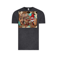 Vintage Black merry christmas gnome Vintage Tee - JahusDesignShop