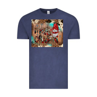 Vintage Denim merry christmas gnome Vintage Tee - JahusDesignShop