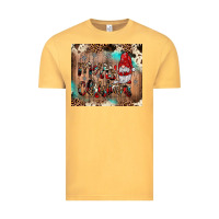 Vintage Mustard merry christmas gnome Vintage Tee - JahusDesignShop