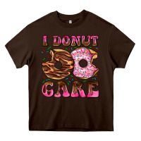 Chocolate Brown i donut care Heavy Core Tee - AdoDesignShop