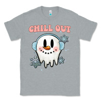 Heather Grey chill out christmas snowman Classic Tee - MaliasSmallBusiness