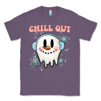 Lavender chill out christmas snowman Classic Tee - MaliasSmallBusiness