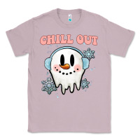 Lilac chill out christmas snowman Classic Tee - MaliasSmallBusiness