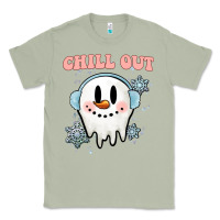 Matcha chill out christmas snowman Classic Tee - MaliasSmallBusiness