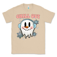 Mushroom chill out christmas snowman Classic Tee - MaliasSmallBusiness