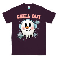 Plum chill out christmas snowman Classic Tee - MaliasSmallBusiness