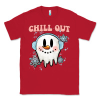 Red chill out christmas snowman Classic Tee - MaliasSmallBusiness