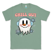 Sage chill out christmas snowman Classic Tee - MaliasSmallBusiness